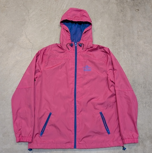 Disney Parks Rian Jacket Adult M Pink Hooded Full Zip - Picture 1 of 6